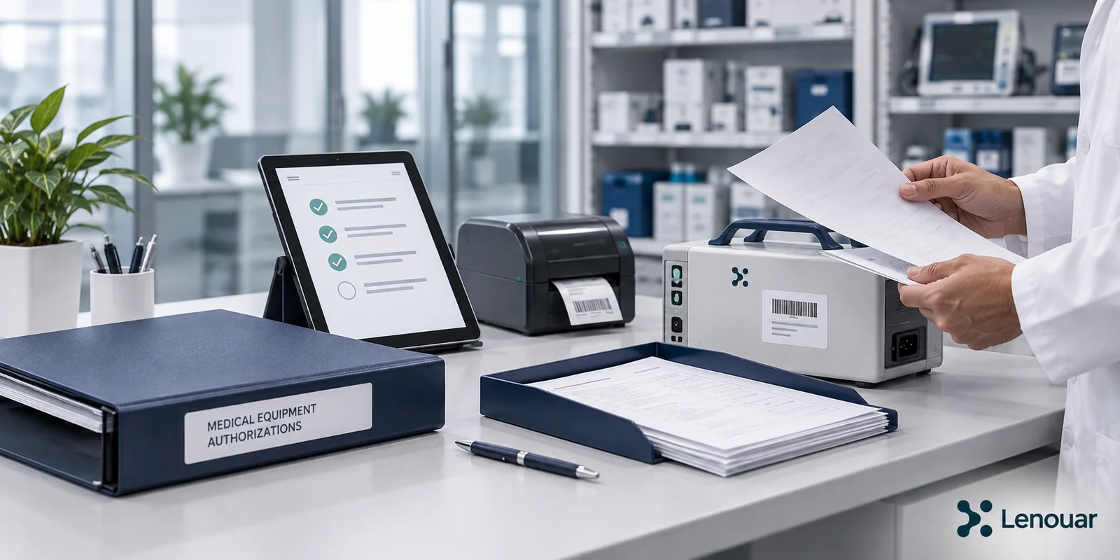 Certificate of medical necessity and preauthorization chain
