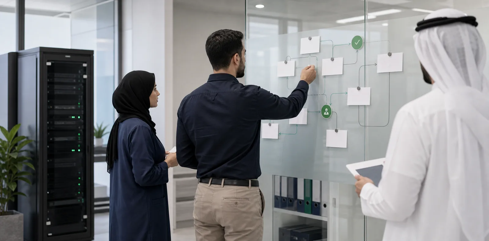 Enterprise AI agents workflow dashboard