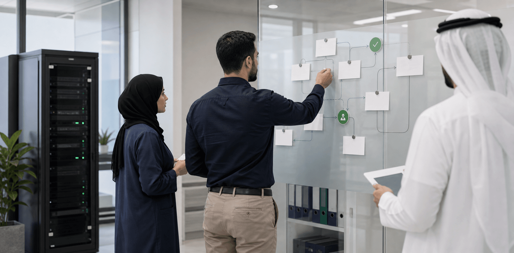 Enterprise AI agents workflow dashboard
